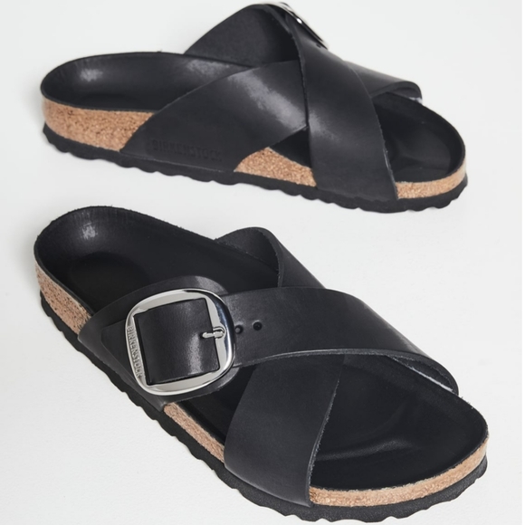 Birkenstock Shoes - Birkenstock Siena Big BuckleOiled Leather
